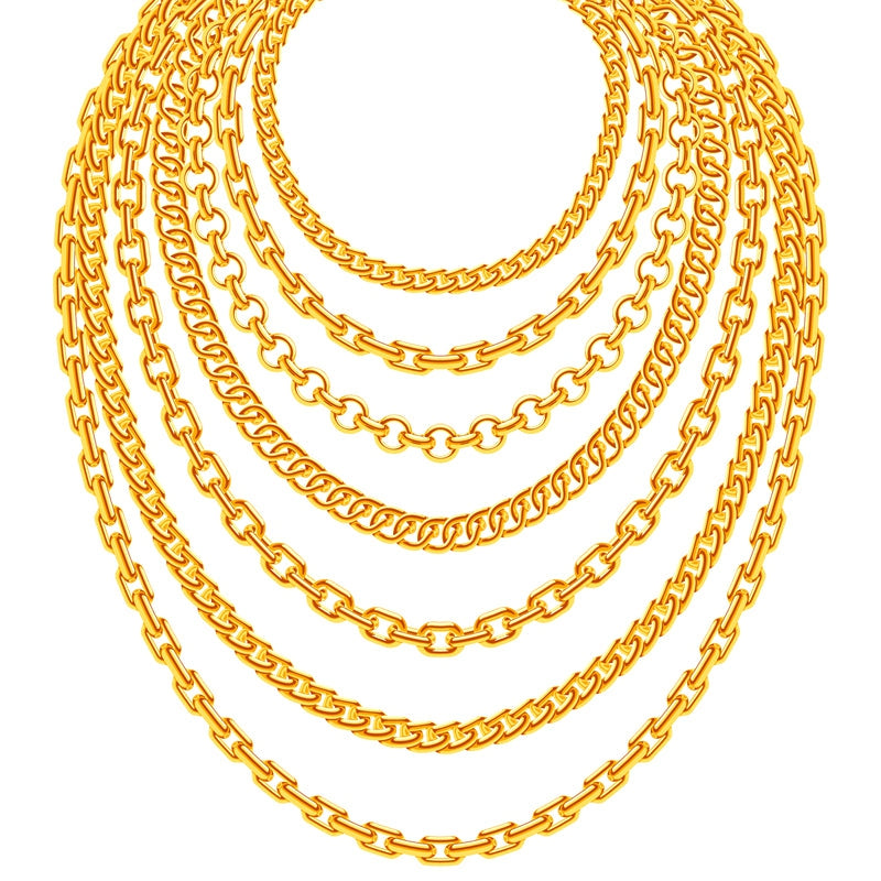 Gold Chain - Illustration-Flag Menu