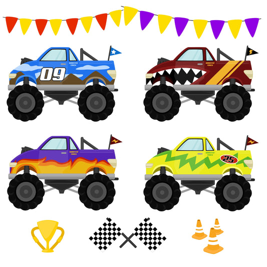 Monster Truck-Flag Menu