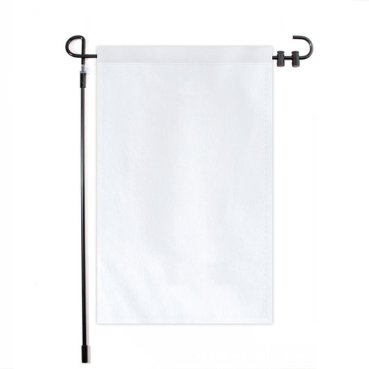 Blank Garden/Yard Flag - White-10 Packs-12"x18"-Single Sided-Flag Menu