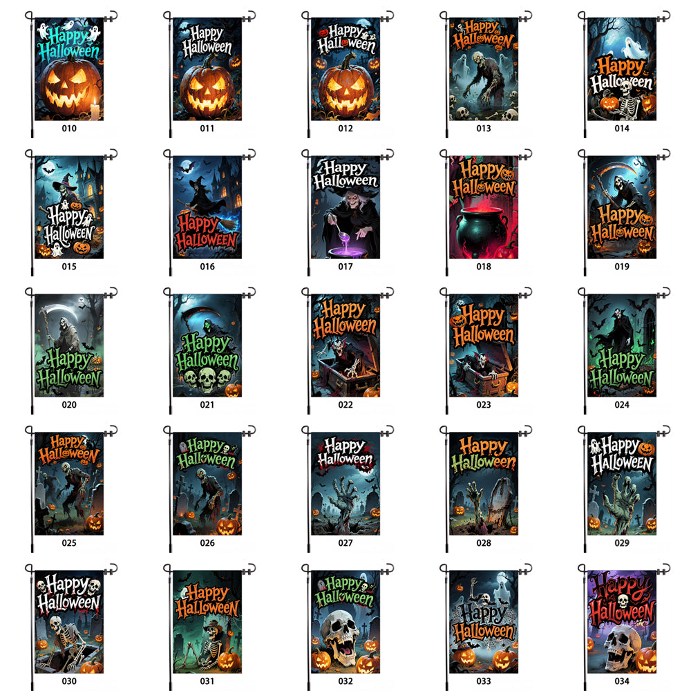 Happy Halloween&Welcome Flag Design Collection - Flag Menu - NEW 2025