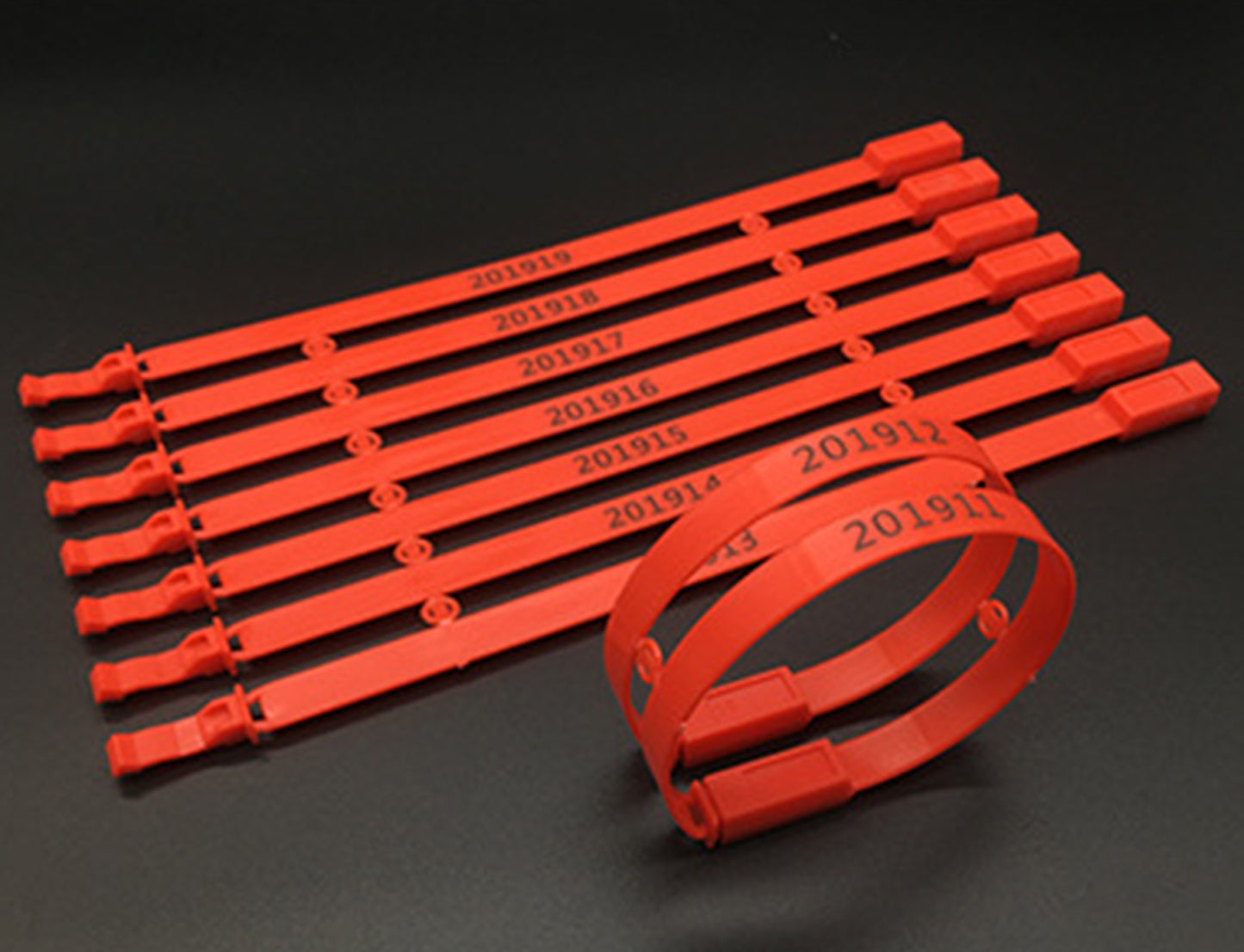 8.3" Custom Logistics Sealing Tie - Disposable Marking Label-Flag Menu