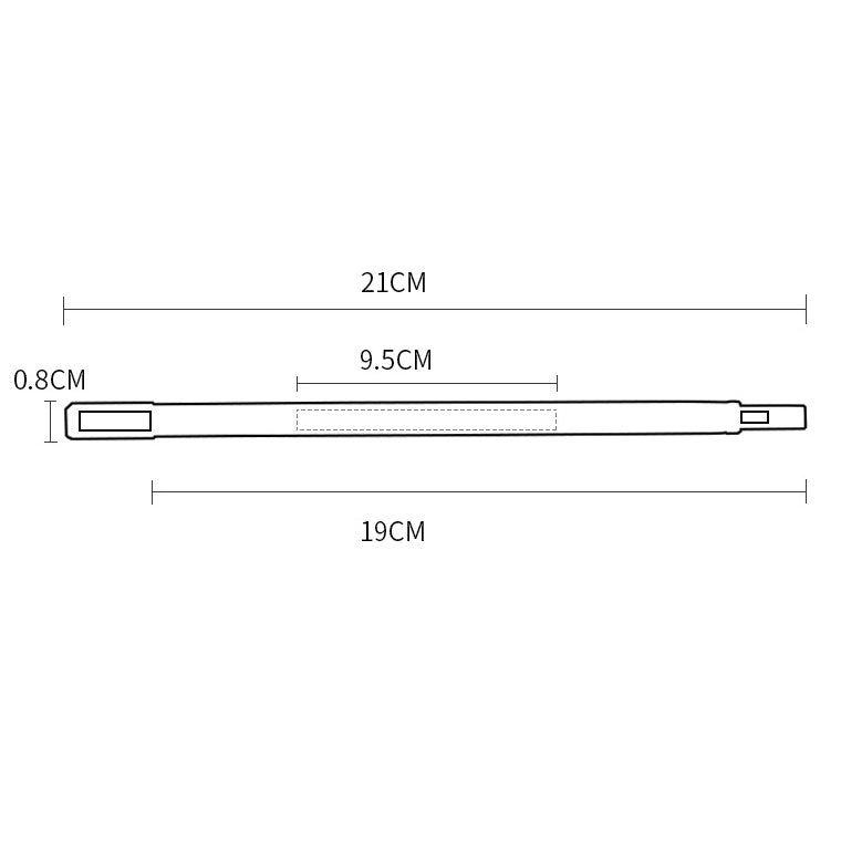 8.3" Custom Logistics Sealing Tie - Disposable Marking Label-Flag Menu