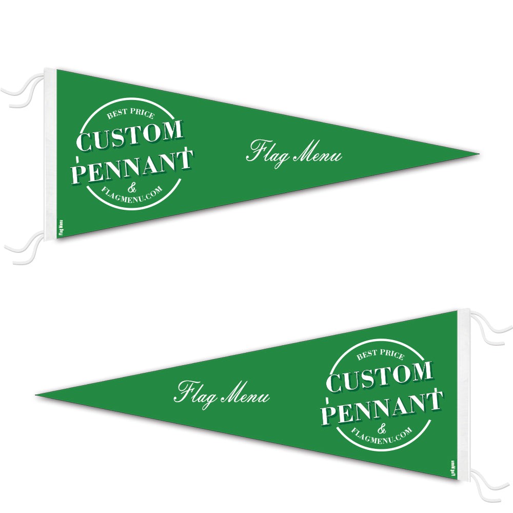 12"x30" Custom Pennant - Double Sided-Flag Menu