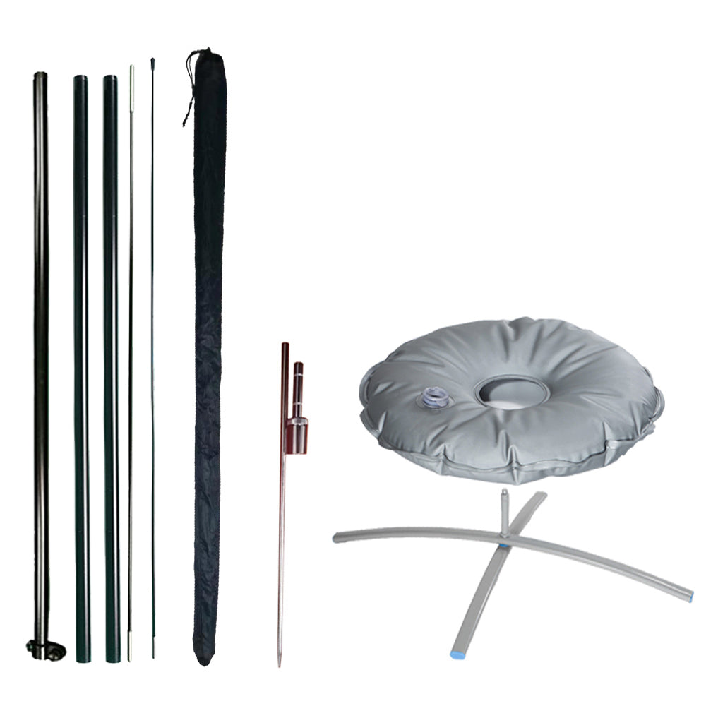 18ft Teardrop Flag Pole Kit(Pole&Base) - XL-Adervtising Flag Pole Kit-FlagMenu-Flag Menu