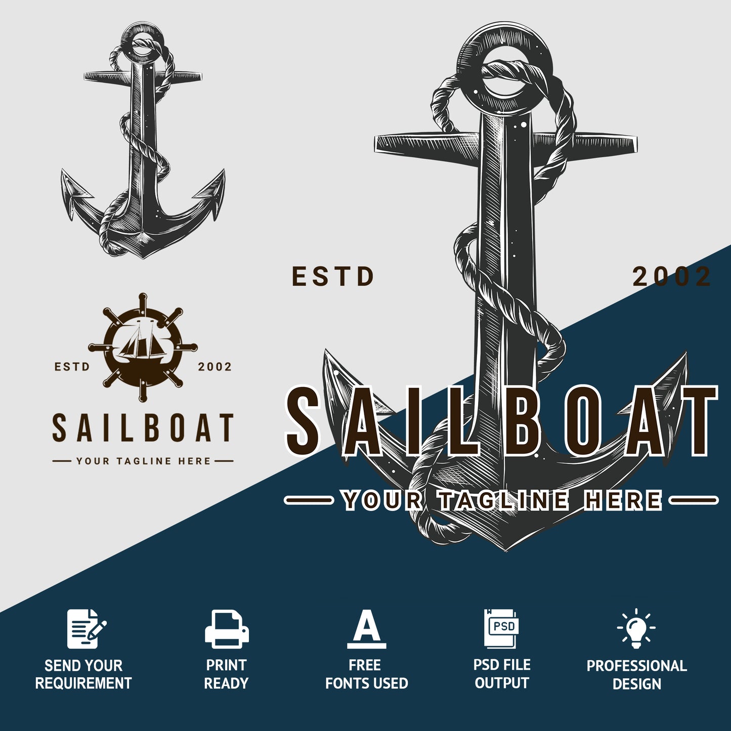 Logo Mockup/Design Graphic Service - Free-Flag Menu