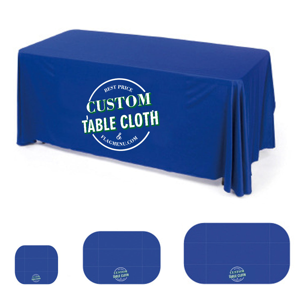 Custom Table Cloth - 250g Poly - Full Color-Table Cloth-Flag Menu-Flag Menu