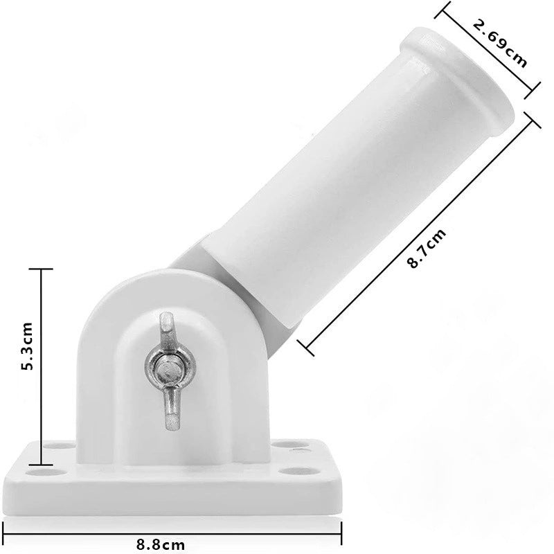 180° Adjustable Flag Pole Holder/Bracket-Custom Flag&Banner Maker - Flag Menu