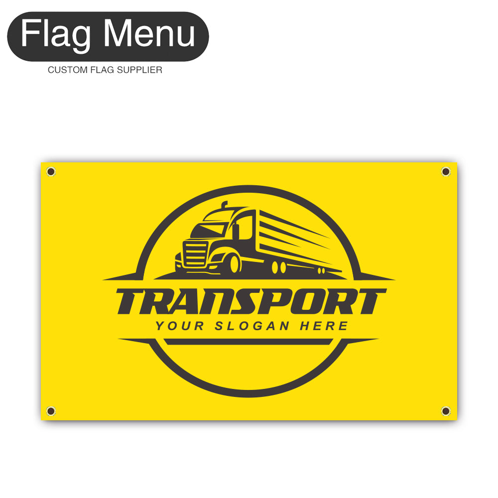 3'x5' Regular Flag - Transport-4 Grommets-Flag Menu