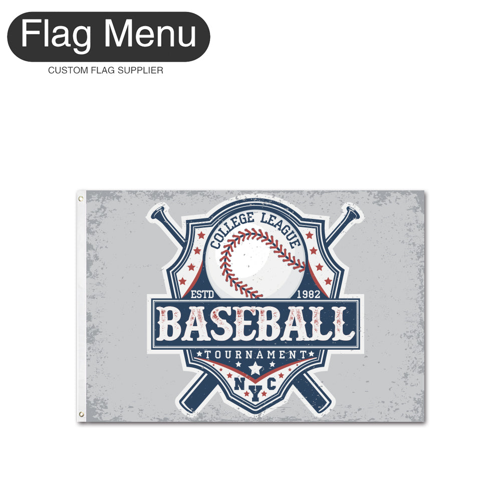 Custom Baseball Club Flag-Flag Menu