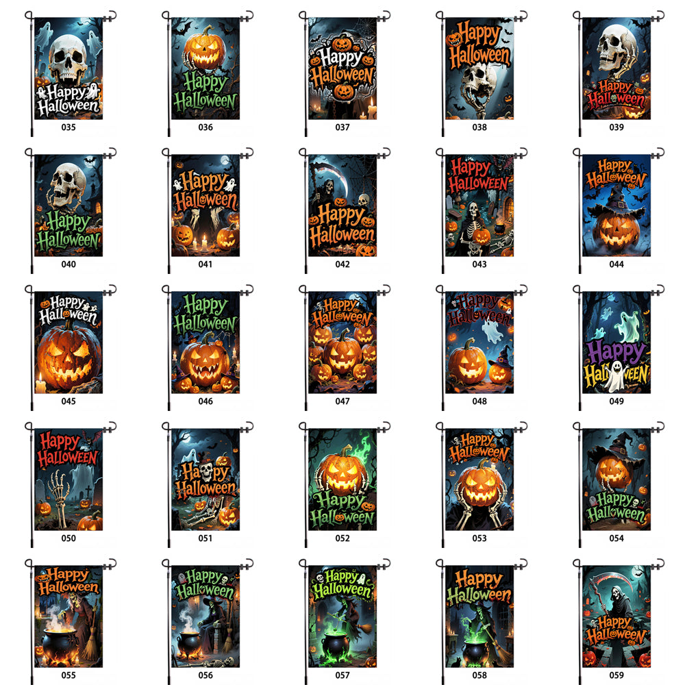 Happy Halloween&Welcome Flag Design Collection - Flag Menu - NEW 2025