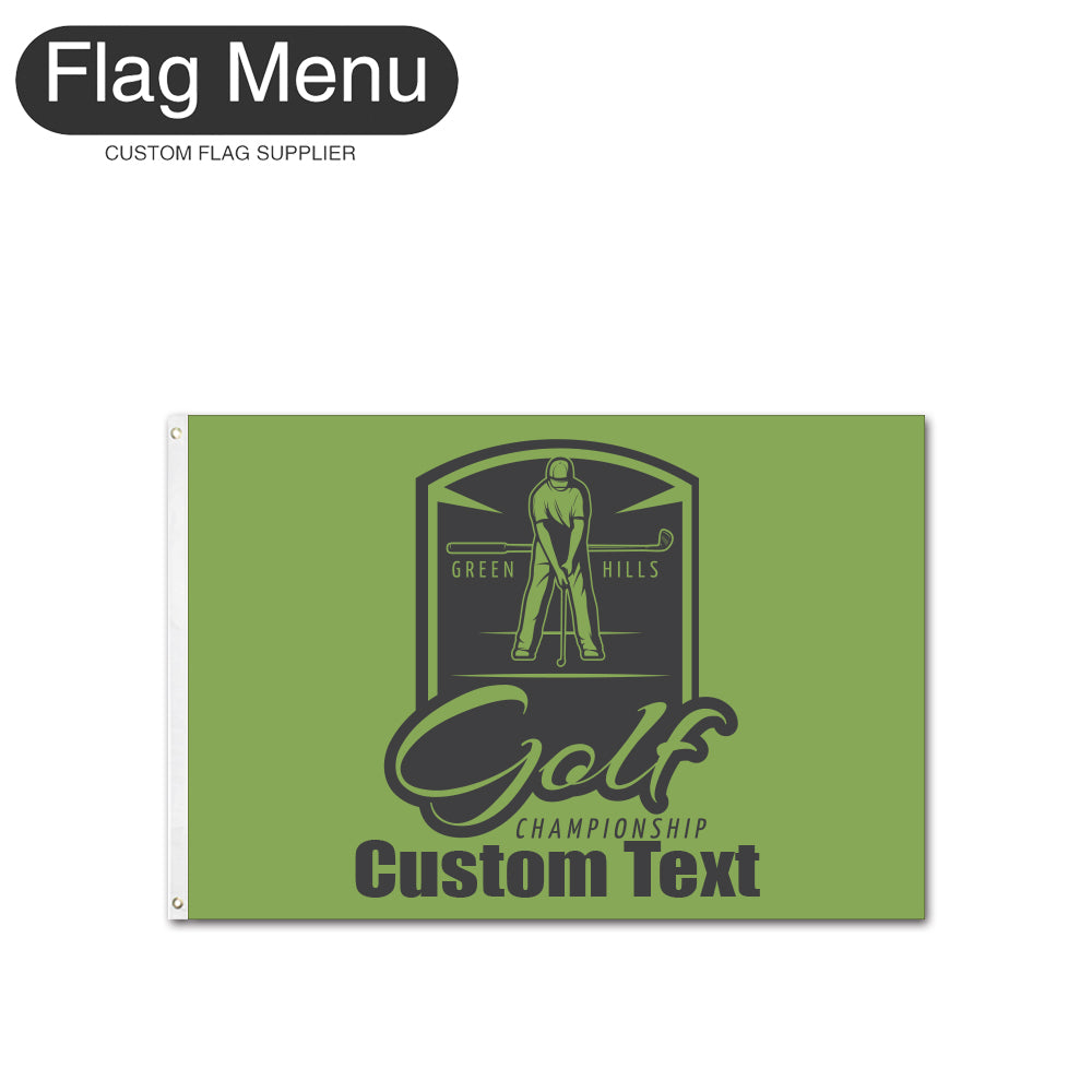 3'x5' Custom Golf Club Flag-Flag Menu