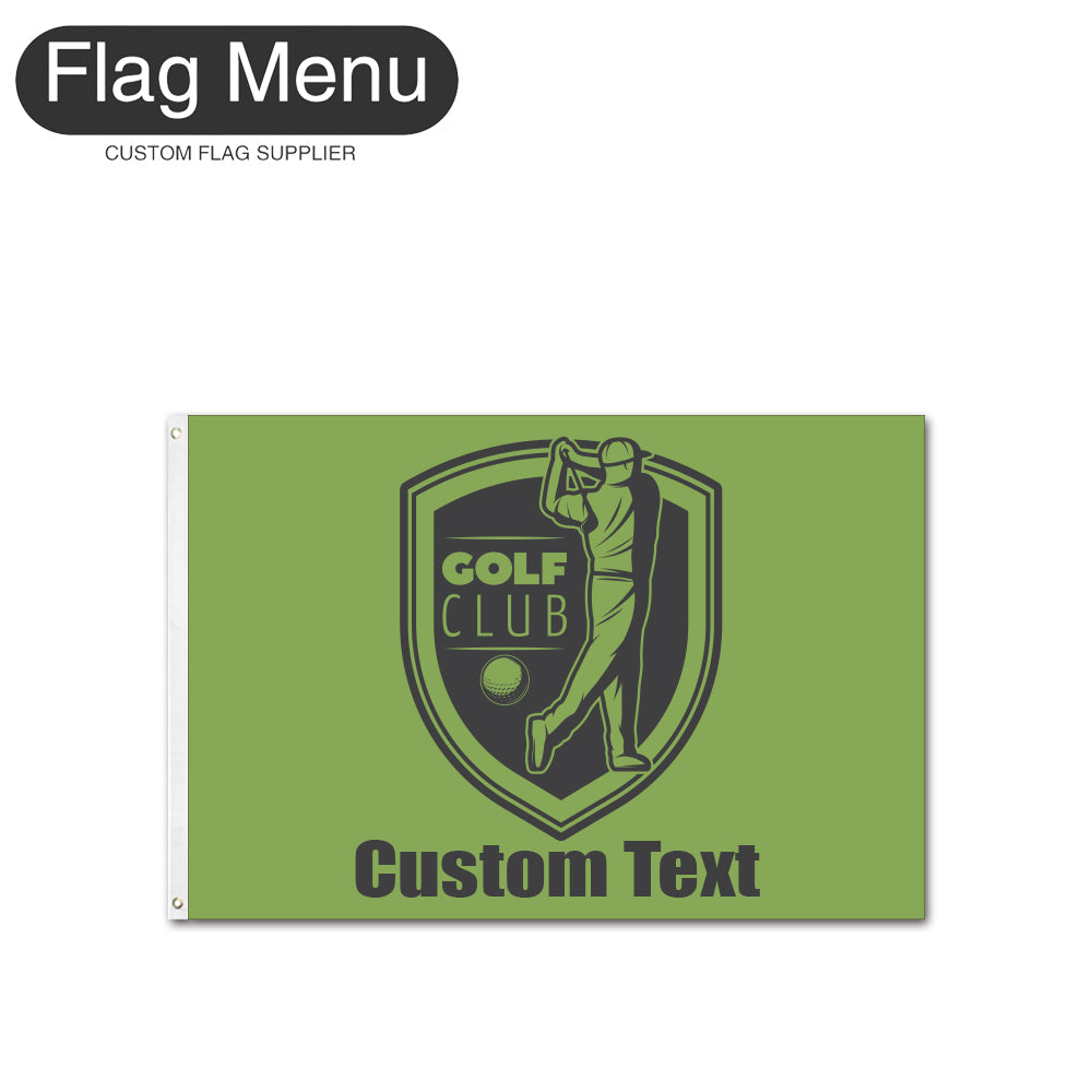 3'x5' Custom Golf Club Flag-Flag Menu