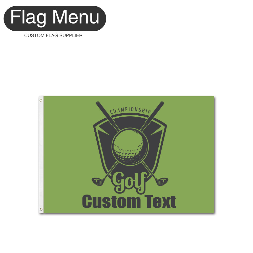 3'x5' Custom Golf Club Flag-Flag Menu