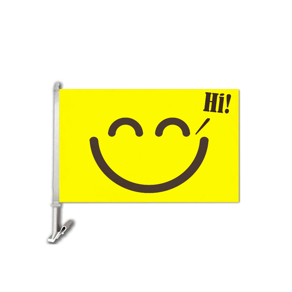 Editable Meme Car Flag-Flag Menu-Personalized Gift