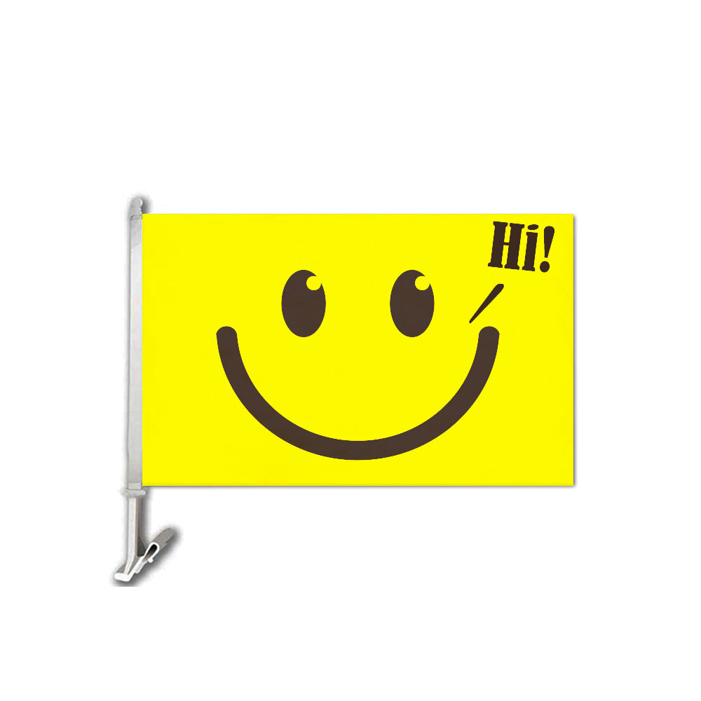 Editable Meme Car Flag-Flag Menu-Personalized Gift
