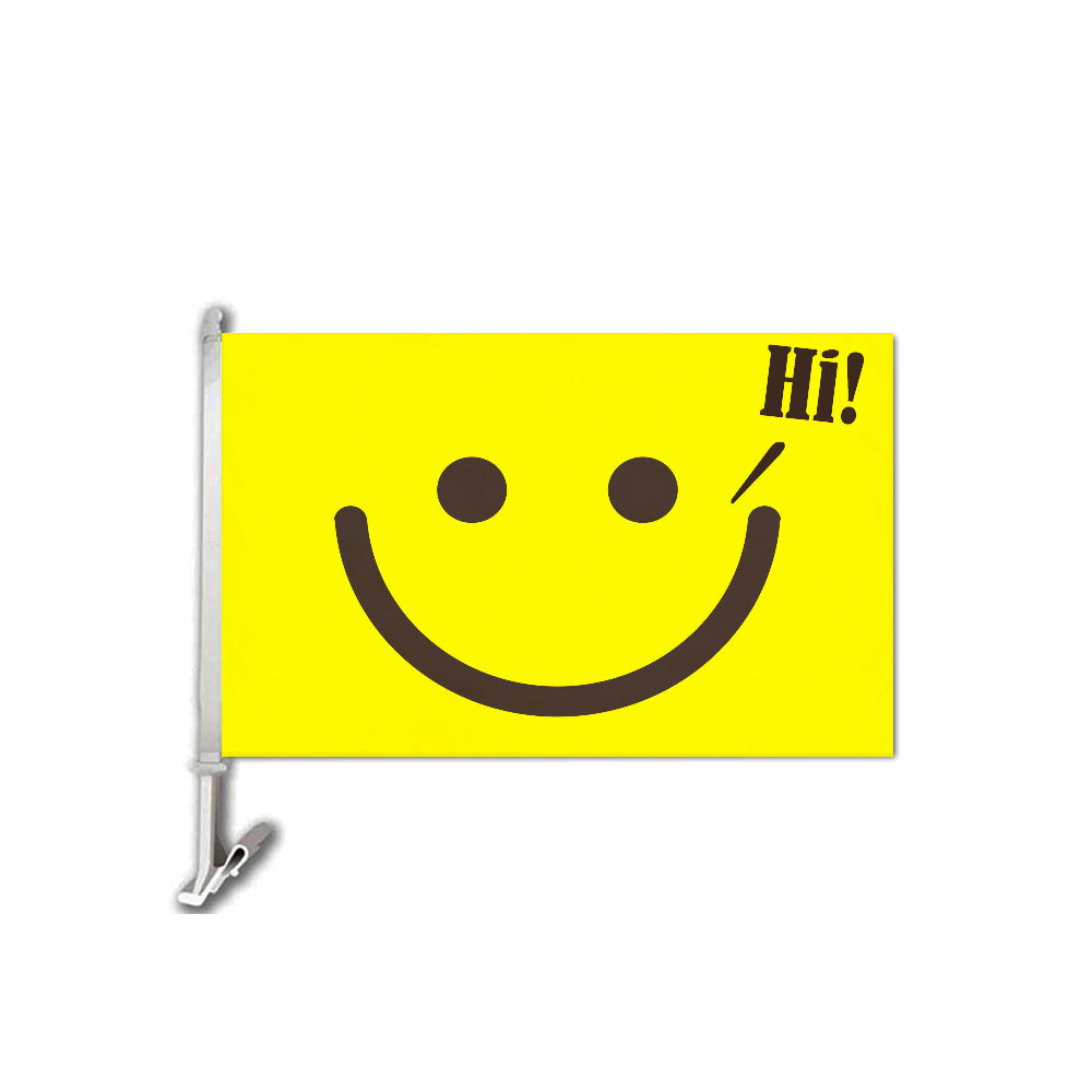 Editable Meme Car Flag-Flag Menu-Personalized Gift