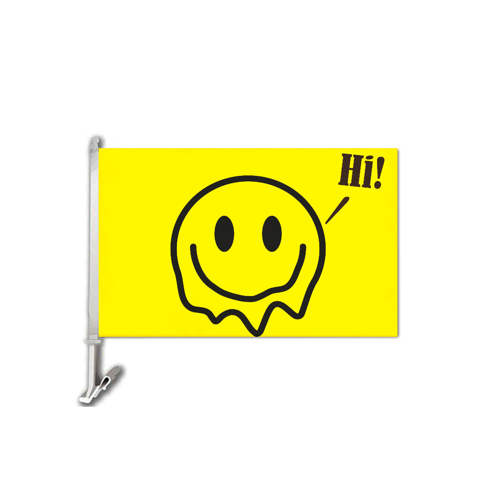 Editable Meme Car Flag-Flag Menu-Personalized Gift