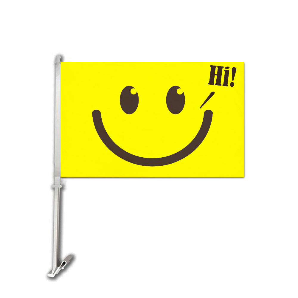 Editable Meme Car Flag-Flag Menu-Personalized Gift