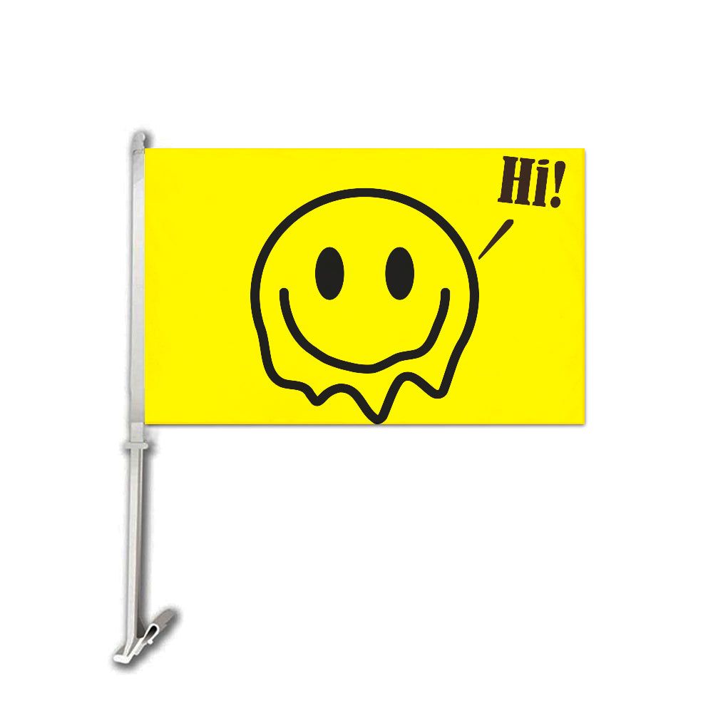 Editable Meme Car Flag-Flag Menu-Personalized Gift