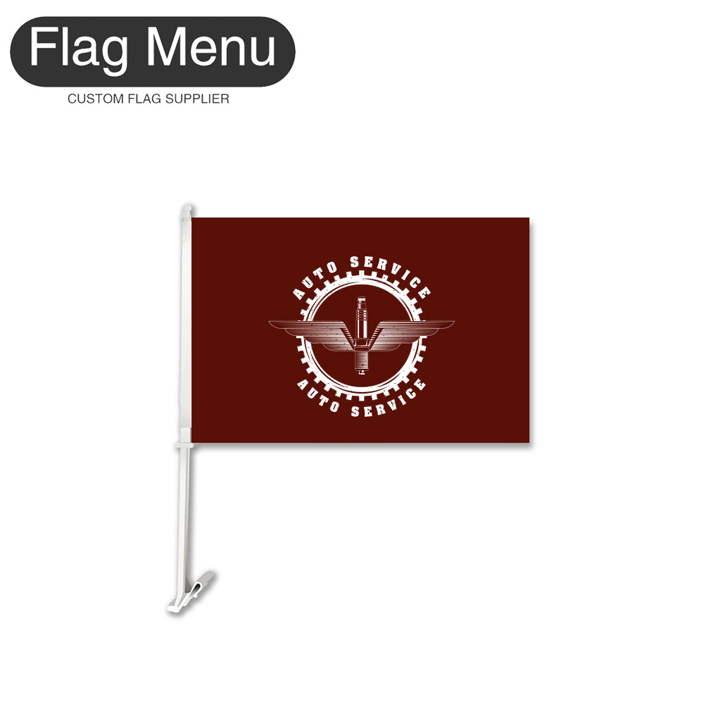Custom Car Flag - Car Service-Flag Menu