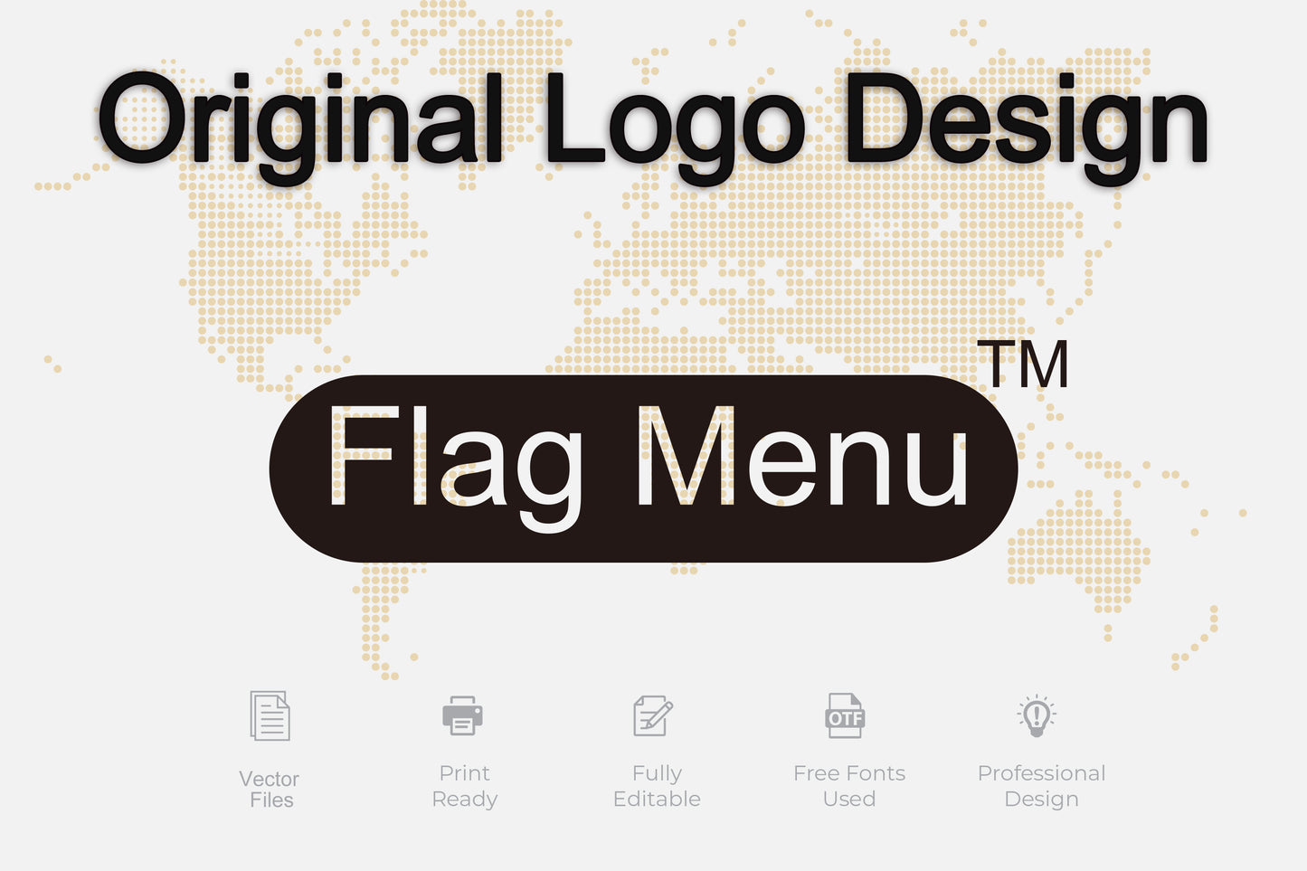 Handdraw Logo Design Graphic Service-Graphic Service-Flag Menu-Flag Menu