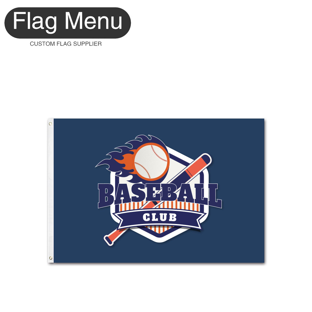 Custom Baseball Club Flag-Flag Menu