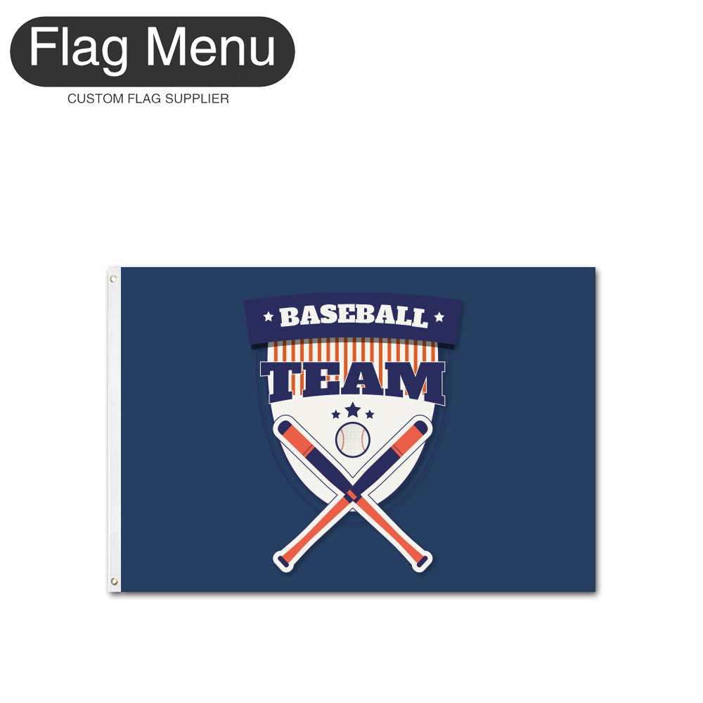Custom Baseball Club Flag-Flag Menu
