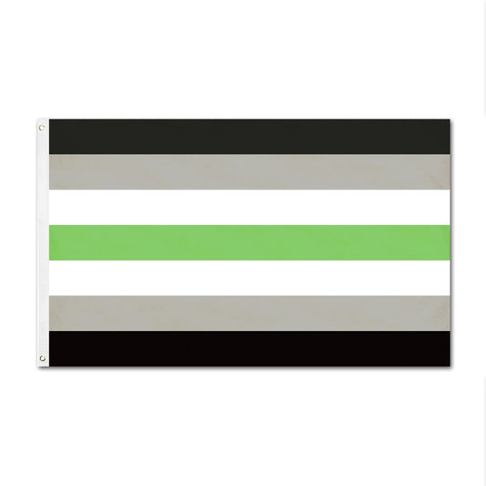 Editable 3'x5' Flag Of Agender-Regular Flag-FlagMenu-Flag Menu