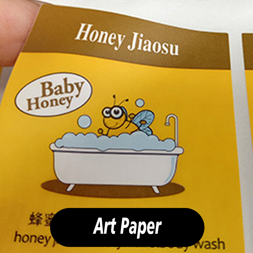 Custom Production Label Sticker - Reel Label-Flag Menu