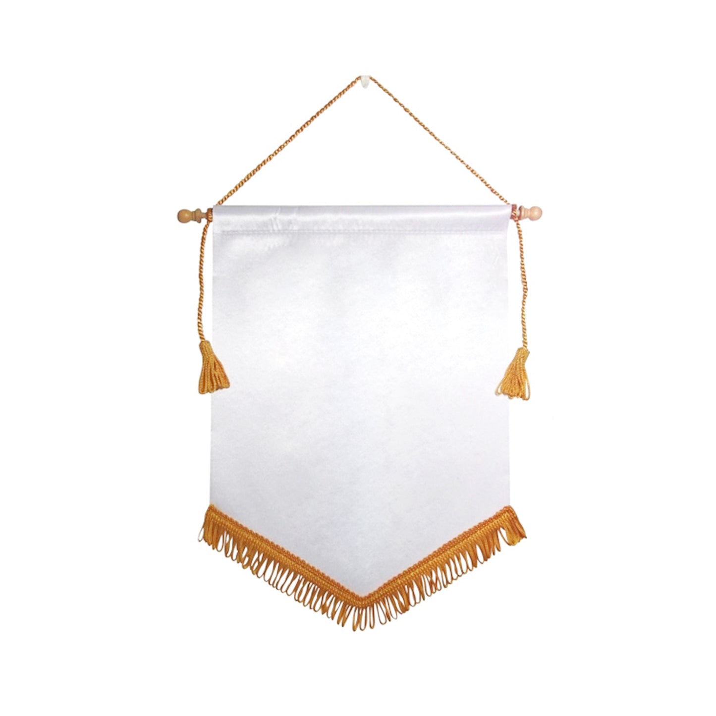 100 Packs - Custom 3.5"x4.5" Pennant Decor Flag With Fringle-Flag Menu-Flag Maker