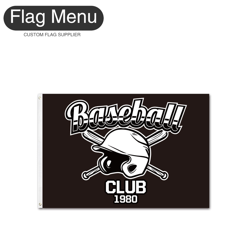 Custom Baseball Club Flag-Flag Menu