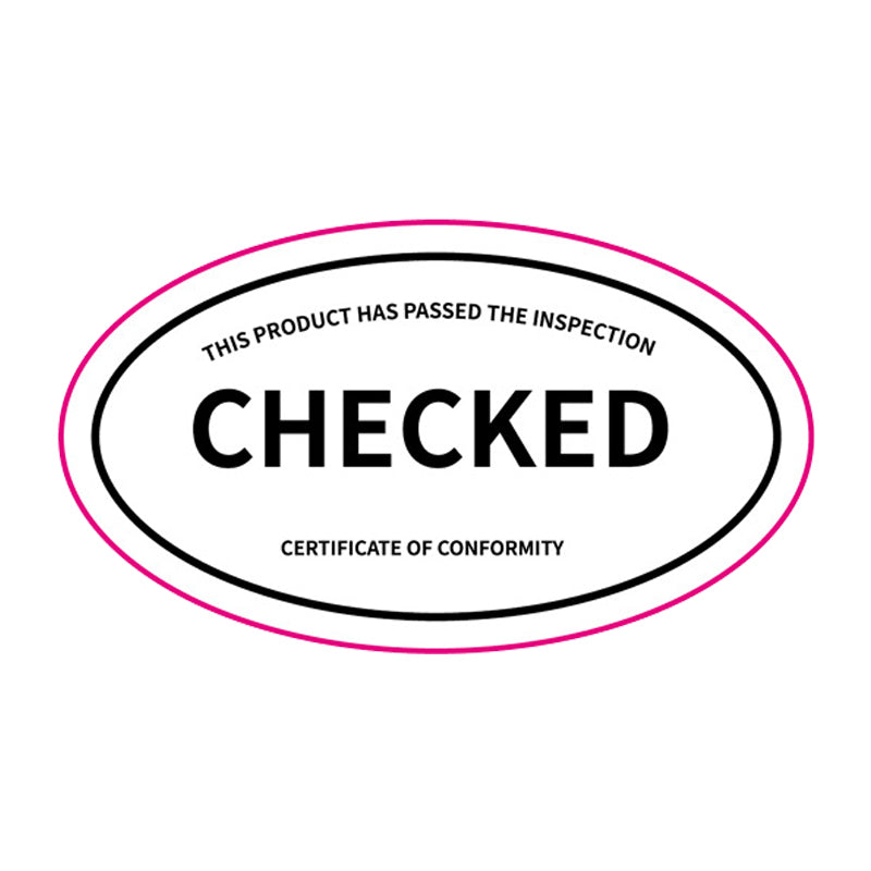 1000 Packs PP/PET Inspection-QC-Verification Sticker-Flag Menu