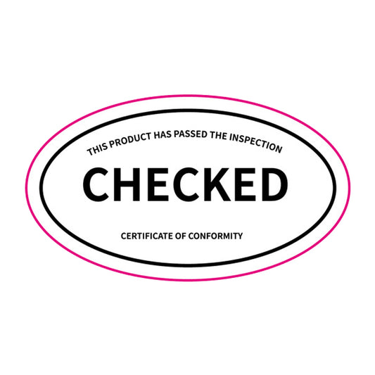 1000 Packs PP/PET Inspection-QC-Verification Sticker-Flag Menu