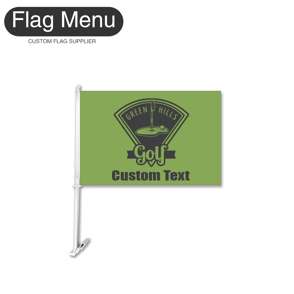 Custom Golf Car Flag-Flag Menu