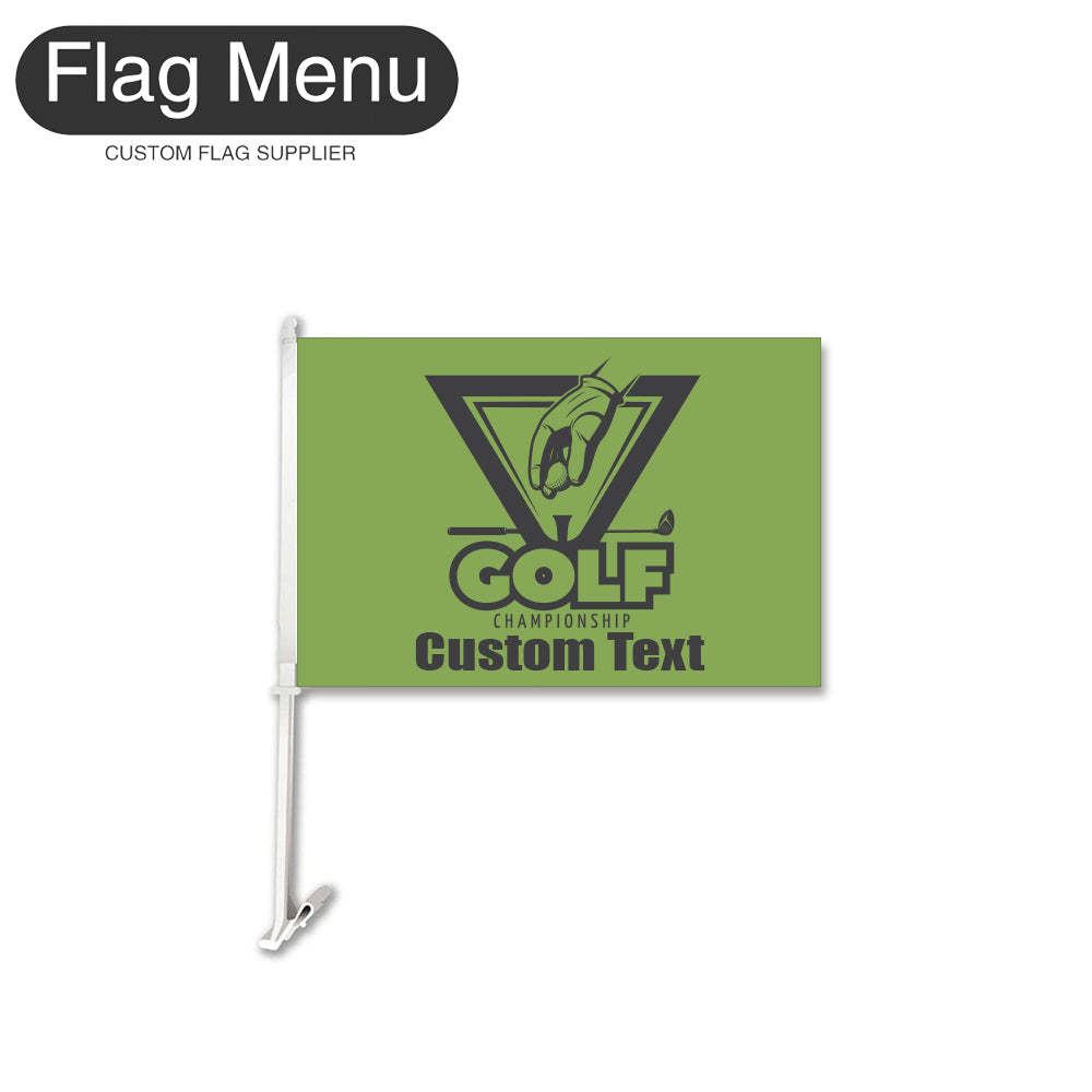 Custom Golf Car Flag-Flag Menu