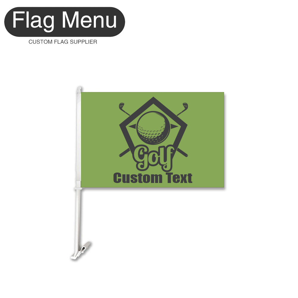 Custom Golf Car Flag-Flag Menu