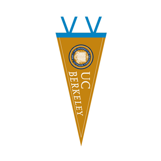 8"x18" College Felt Pennant - UC Berkeley-Flag Maker-Flag Menu