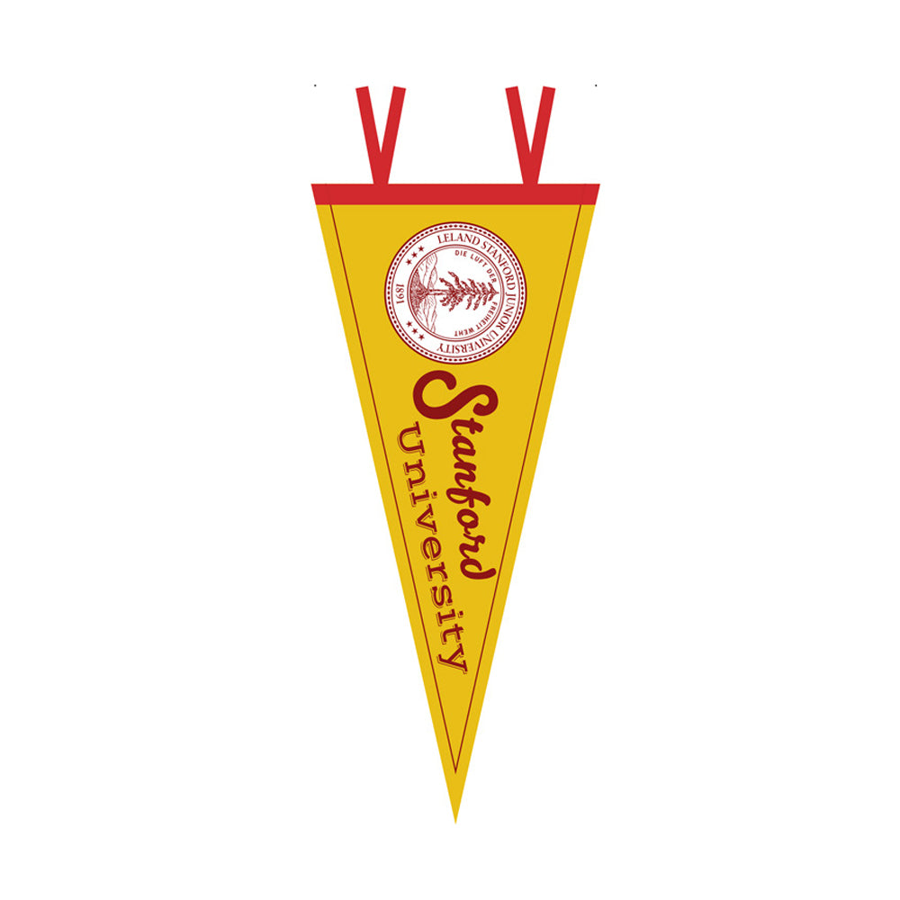 8"x18" College Felt Pennant - Stanford University-Flag Menu