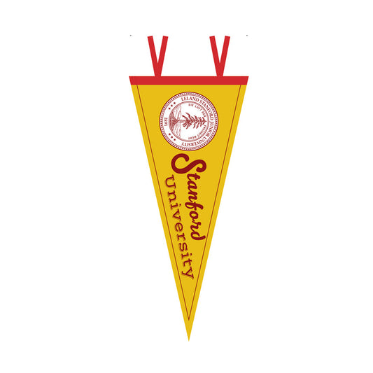 8"x18" College Felt Pennant - Stanford University-Flag Menu