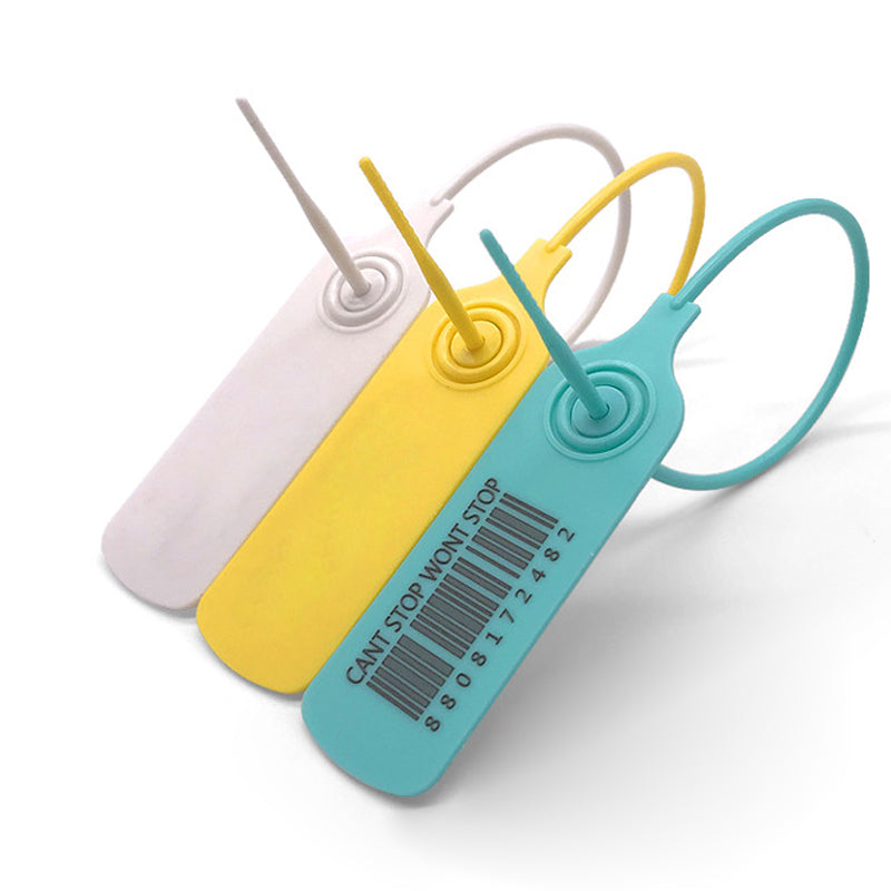 12" Custom Logo Zip Tie F - Disposable Marking Label-Flag Menu