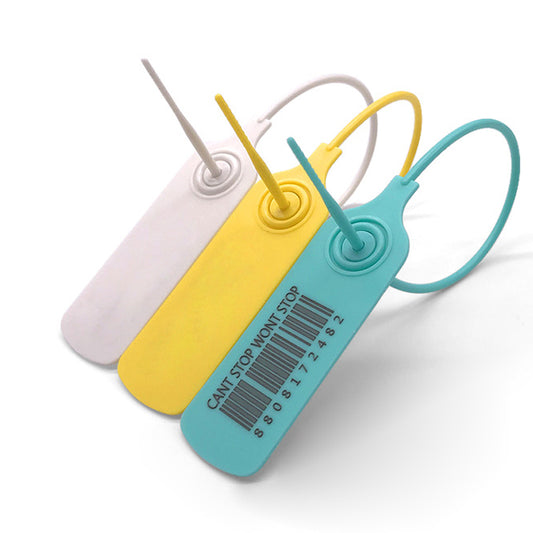 12" Custom Logo Zip Tie F - Disposable Marking Label-Flag Menu