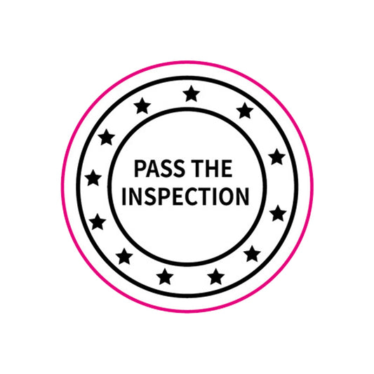 1000 Packs PP/PET Inspection-QC-Verification Sticker-Flag Menu