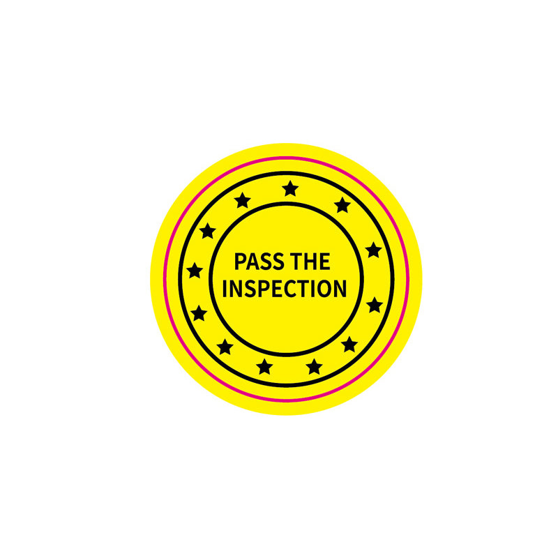 1000 Packs PP/PET Inspection-QC-Verification Sticker-Flag Menu