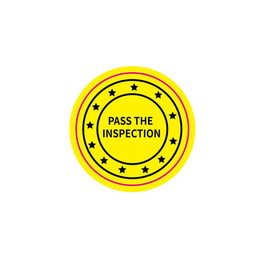 1000 Packs PP/PET Inspection-QC-Verification Sticker-Flag Menu