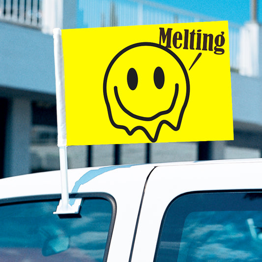Editable Meme Car Flag-Flag Menu-Personalized Gift