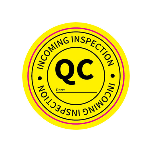 1000 Packs PP/PET Inspection-QC-Verification Sticker-Flag Menu