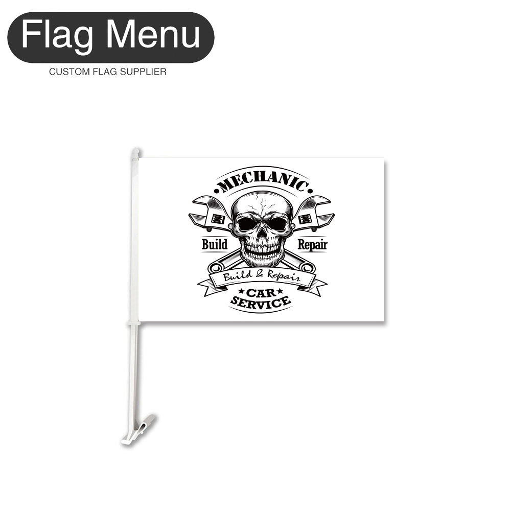 Car Flag Of Skull - Car Service-Flag Menu