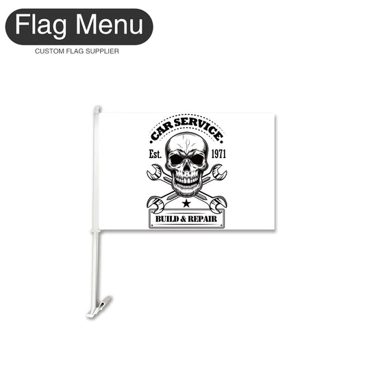 Car Flag Of Skull - Car Service-Flag Menu