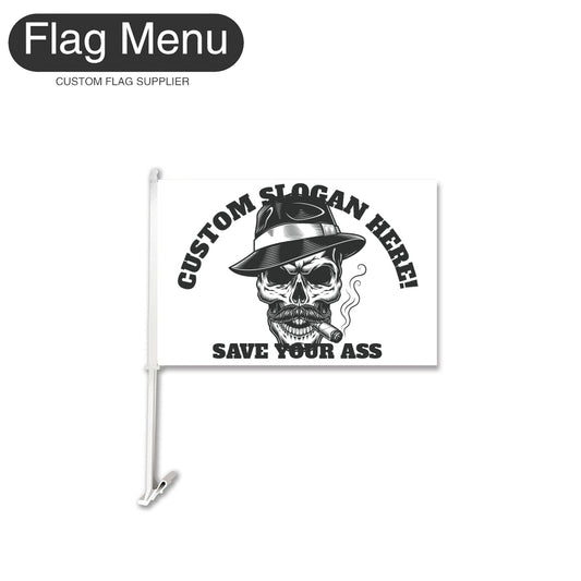 Car Flag Of Skull - CIGAR AFICIONADO-Flag Menu