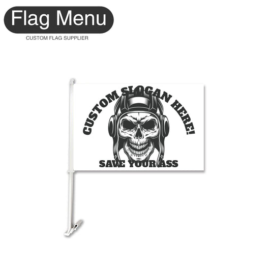 Car Flag Of Skull - Tank Driver-Flag Menu